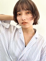 トリッカ シブヤ(TRICCA SHIBUYA)&nbsp;ショートボブ/くびれパーマ/シースルーバング