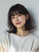 コトンアトリエ 人形町(COTON atelier)&nbsp;ミルクティーブロンド/ダークブルー/デジタルパーマ/人形町