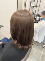 バセット バイ アルター 鎌取店(basset by aL-ter)&nbsp;イメチェン/ピンクベージュ/アンブレラカラー/前髪/鎌取