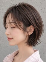トゥルートラスト 和戸店(True Trust)&nbsp;ひし形レイヤーボブ×オリーブベージュ