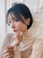 シンス 銀座(since) 小顔前髪似合わせカット/黒髪ナチュラルショートボブ【銀座駅】