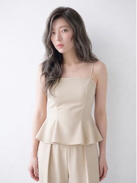 アッシュ 志木南口店(Ash) 透明感グレージュの韓国風ロング