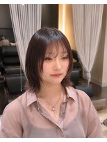 ドール 阪急高槻(DOLL)&nbsp;顔まわりも可愛いボブレイヤーハッシュカット
