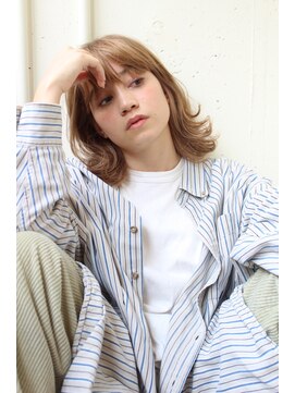 ミラバイグリーン(Mira by green) manish×外ハネ Bob