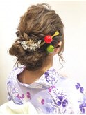 浴衣ヘアアレンジ