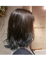 アンドヒア 淀屋橋店(and.here)&nbsp;black×コバルトブルー