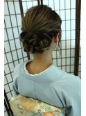 ねじりシニヨン【TEL予約でお得】¥10000→¥10800
