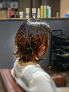 レリーヘアーデザイン(lelie hair design) 【lelie 嵩下】コテなし外ハネ