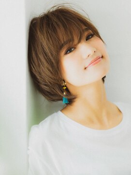 ヘアアンドスパ モーブ 世田谷(hair&SPA Mauve) ブルージュ小顔モードボブアシメショート