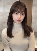 くびれ大人可愛い前髪20代30代40代/