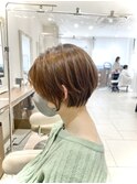 自然な縮毛矯正とショートボブ【Ash大泉学園 横山】