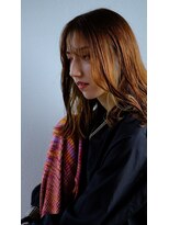 スリー スタンド(THREE STAND)&nbsp;ミルクティーブラウン×レイヤーカット