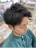 アップバングショート
