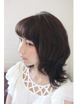 クラク 笹塚店(KURAKU) 小顔大人可愛モテ髪薄めバンググレージュカラーロングレイヤー