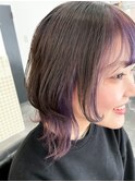 ウルフカット×インナーラベンダー