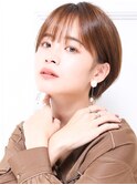 大人可愛い小顔美髪ツヤ髪大人ショートボブレイヤーカットA2