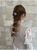 【パーティーヘアメイク】