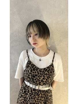 シンシェアサロン 原宿店(Qin shaire salon) ウルフショート×アンブレラカラー