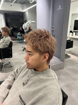 パーク バイ クリーム 大宮(PARK by CREAM) 【メンズ】ブリーチスパイキーショート