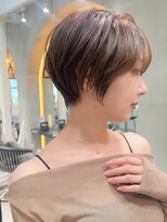 ロンドエニカ 大宮(Lond enika)&nbsp;切りっぱなしボブエアリーロング美髪ピンクブラウン[大宮]