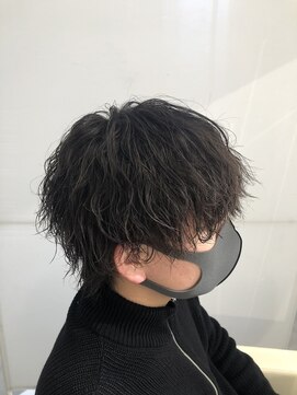 オーシャントーキョー(OCEAN TOKYO) メンズパーマツイスパ波巻きスパイラルマッシュセンターパート