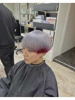 プライズ 成増店(prize)&nbsp;シルバー×レッドカラーダブルカラー成増地下鉄成増