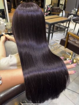 コート 表参道(Cote) Cote ラベンダーカラー×セミロングスタイル