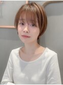黒髪ボブルフ小顔ワンレンネビージュショート【工藤昴】錦糸町