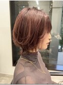 ハイライトがお洒落なネオウルフ　ウルフカット