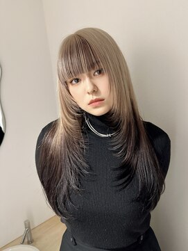 モニカ 栄店(MONIQA) ハイトーンベージュ×ブラウン