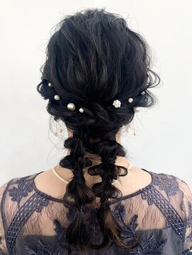 ジュノ 鹿児島中央店(Juno) 編みおろしツインアレンジ