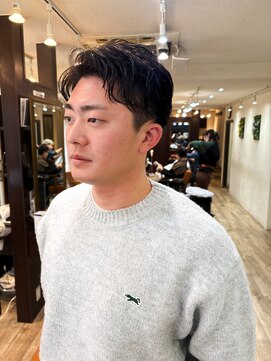 アンヴォーグ(en VOGUE) ニュアンスパーマ×メンズショート