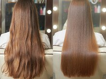 ストレートの最高峰☆シャンドラ縮毛矯正で過去最高の美髪へ☆カラーと同時施術も可能/エイジング毛にも◎