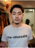 薬院 メンズショート スパイキーショート ピンパーマ