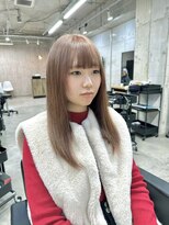 ジゼル 中津大分(GiseL)&nbsp;王道ミルクティーベージュ　ケアブリーチカラー　中明度