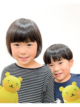 黄ぐまくん美容室 キッズカット
