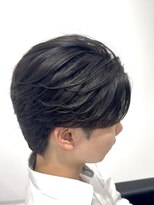 曲がる縮毛矯正専門 バイ レイズルーツ 名駅(曲がる縮毛矯正専門 by RAYS ROOTS)&nbsp;メンズ曲がる縮毛矯正毛流れセンターパート