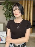 【REINA】ブルーブラック×2way顔周りレイヤー