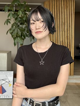 ニール(niil) 【REINA】ブルーブラック×2way顔周りレイヤー