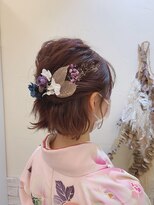 リンクス(Links)&nbsp;ボブ　ハーフアップ