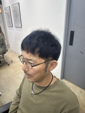 アジールヘア 赤羽駅南口店(agir hair) メンズダブルカラーブルーブラック(赤羽/赤羽駅/赤羽南口)