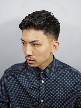 ヒロ銀座 バーバーショップ 札幌本店(HIRO GINZA BARBER SHOP) 【札幌】フェードカット×パーマ