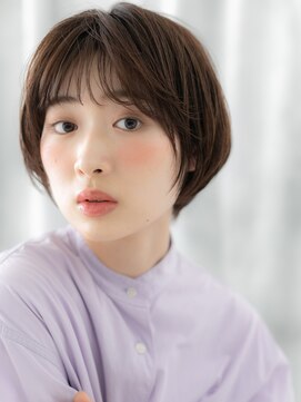 ドクターズ サロン ラブ(Dr's Salon LAB) 暖色系カラー抜け感ショートウェットヘアs古河20代30代40代