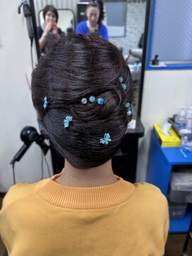 お呼ばれヘアセット