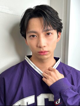 ポーチバイハニー オモテサンドウ(PORCH by HONEY omotesando) フェザーパーマ/メンズパーマ/韓国マッシュ/ブルーブラック3