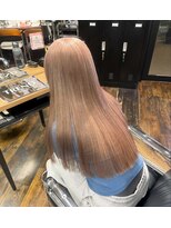 ガルボ ヘアー(garbo hair) 透明感たっぷりハニーベージュカラー