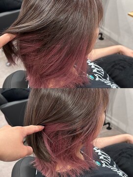 アフェクト 上大岡(affect) ハイライトカラー/インナーカラー/ピンク/上大岡