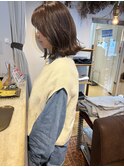 [kichi.] 柔らかベージュ×伸ばしかけロブ