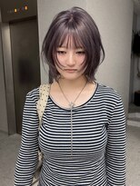 ハック 天神(HACK)&nbsp;ボブウルフ ラベンダーグレージュ ハッシュレイヤー