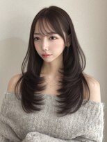 マウル 栄(MAEUL) レイヤーカット/ワンホンレイヤー/面長/ハッシュカット